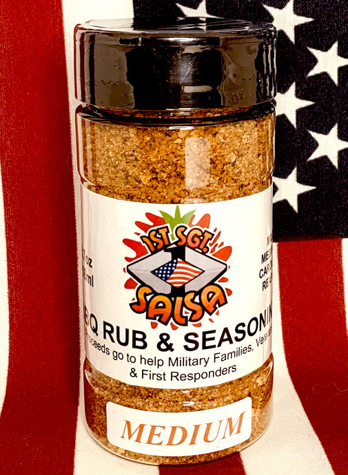 BBQ Rub & Seasoning Shaker Bottle - MEDIUM - 3.7oz