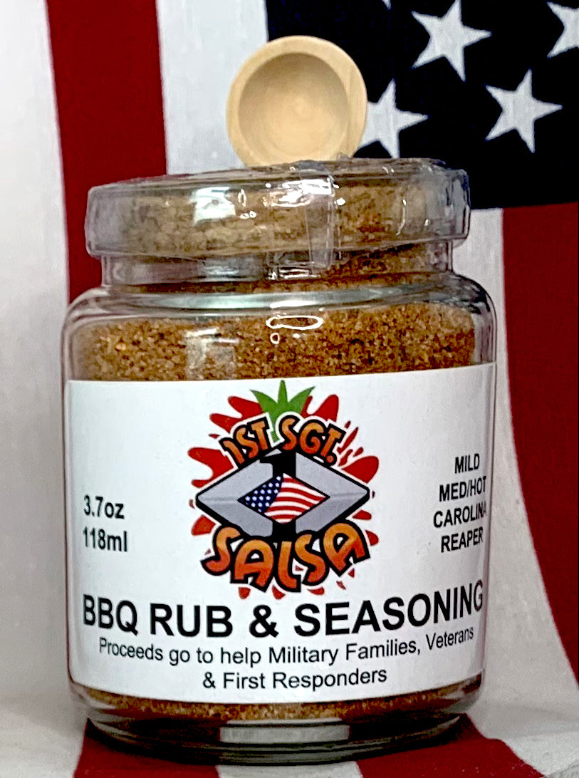 Carolina Reaper BBQ Rub & Seasoning Jar - EXTREMELY HOT - 3.7oz